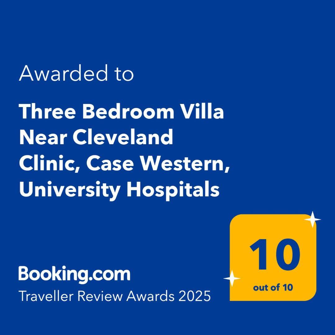 Three Bedroom Villa Near Cleveland Clinic, Case Western, University Hospitals South Euclid Exteriér fotografie